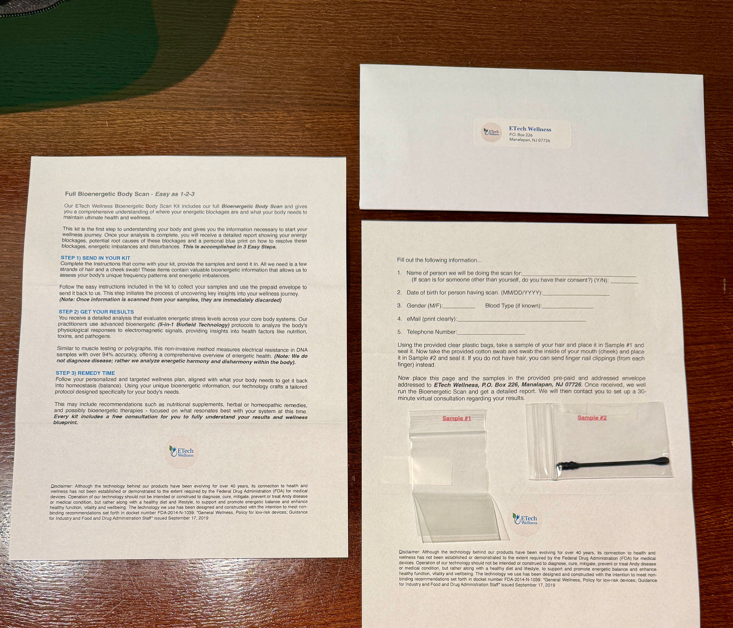 Full Bioenergetic Body Scan Kit